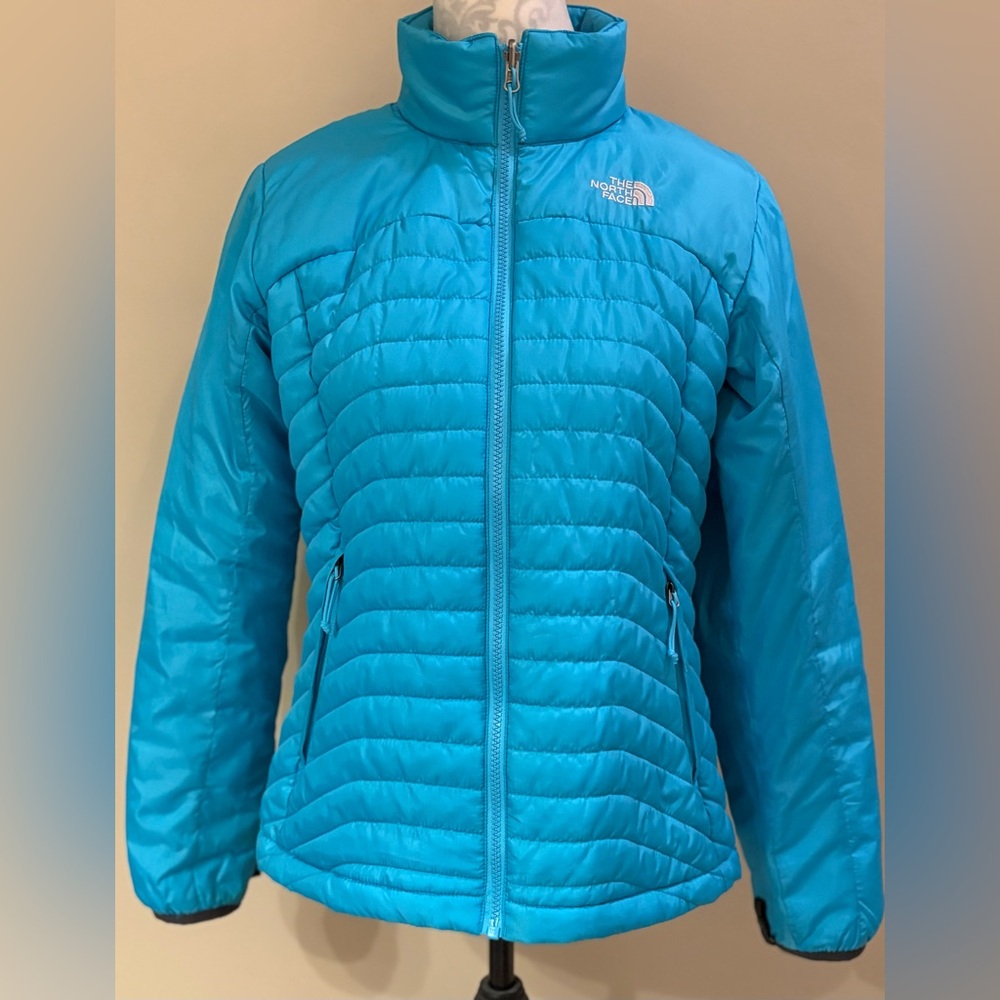 The North Face Women's Turquoise Blue Puffer Jacket